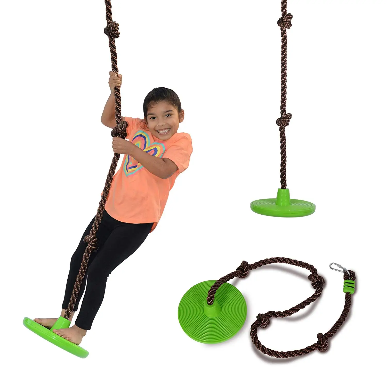 

Disco 3-in-1 Outdoor Swing to Sit, Stand, and Climb for Ages 4 and Up