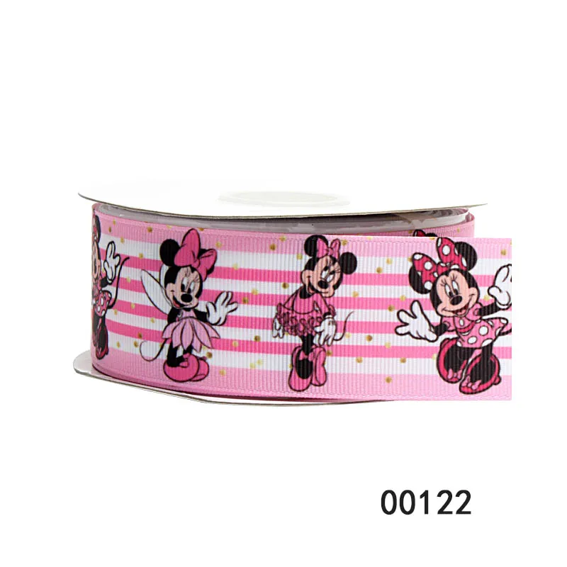 Лента Минни Маус для бантов 25 мм 10 ярдов |