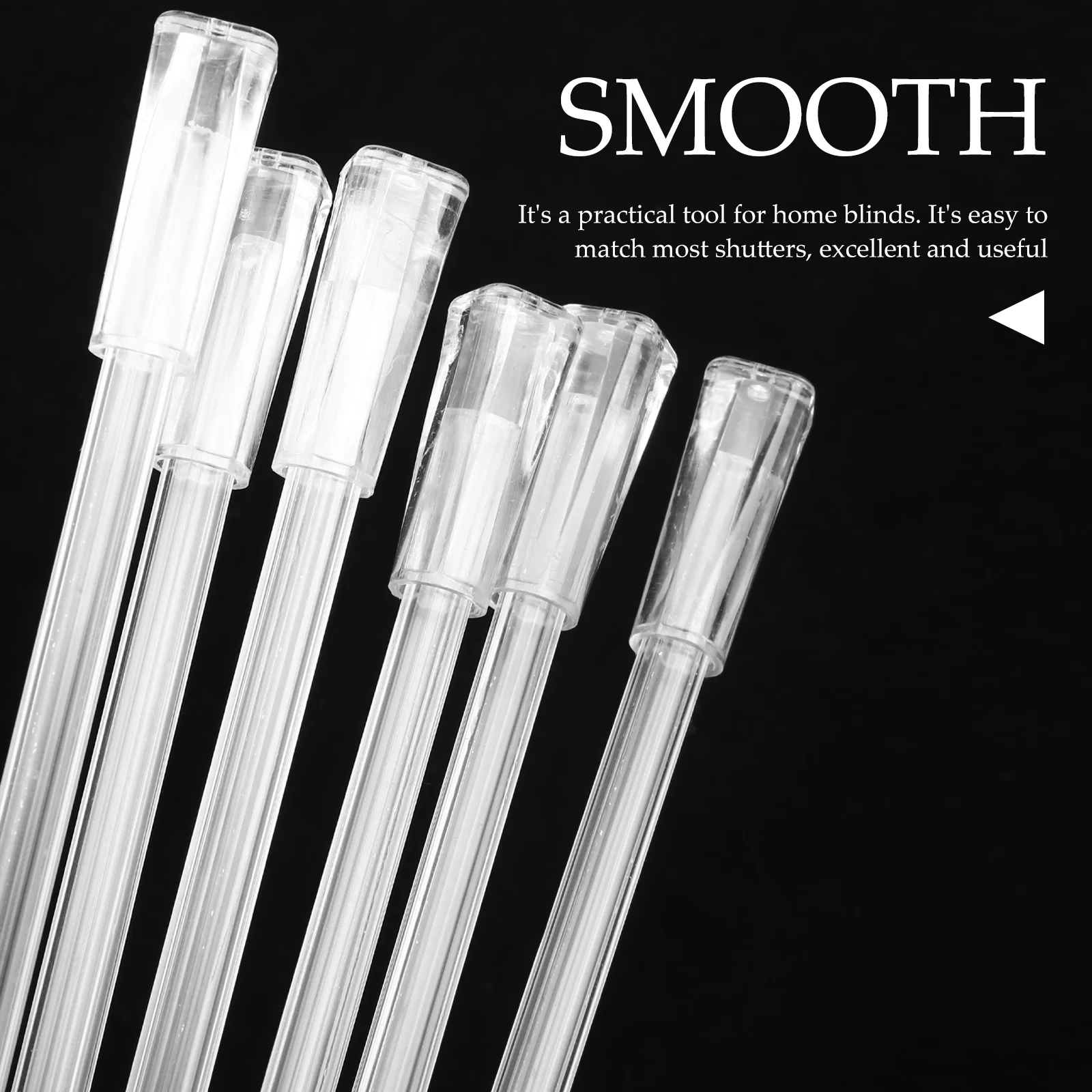 6 шт. жалюзи венецианский стержень рулонные Swizzle маленькая занавеска акриловая