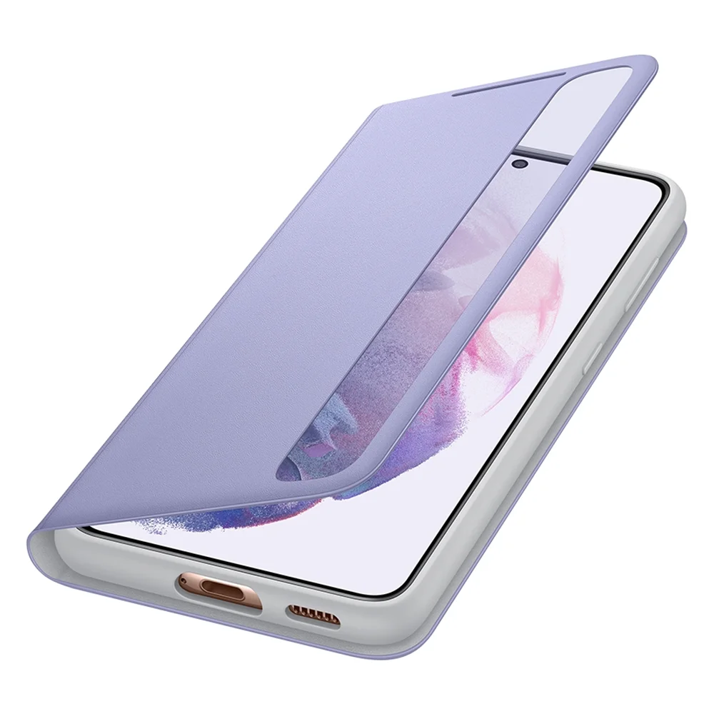 Cena Oryginalna Obudowa Lustrzana Samsung Przezroczysty Widok Etui Na Telefon Do SAMSUNG Galaxy S21 S21 + S21 Ultra S-view Odwróć Inteligentne Etui