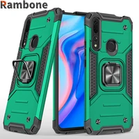 shockproof ring case for huawei y9prime y9s y9a y8 y7p y6pro y5p armor metal bracket magnetic back cover for huawei p smart z s