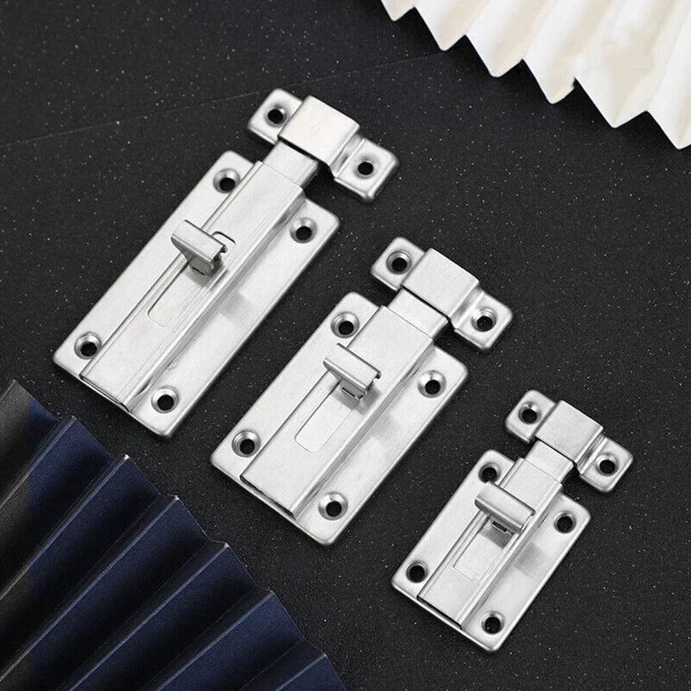 Дверная защитная защелка из нержавеющей стали замок болт для двери окна шкафа