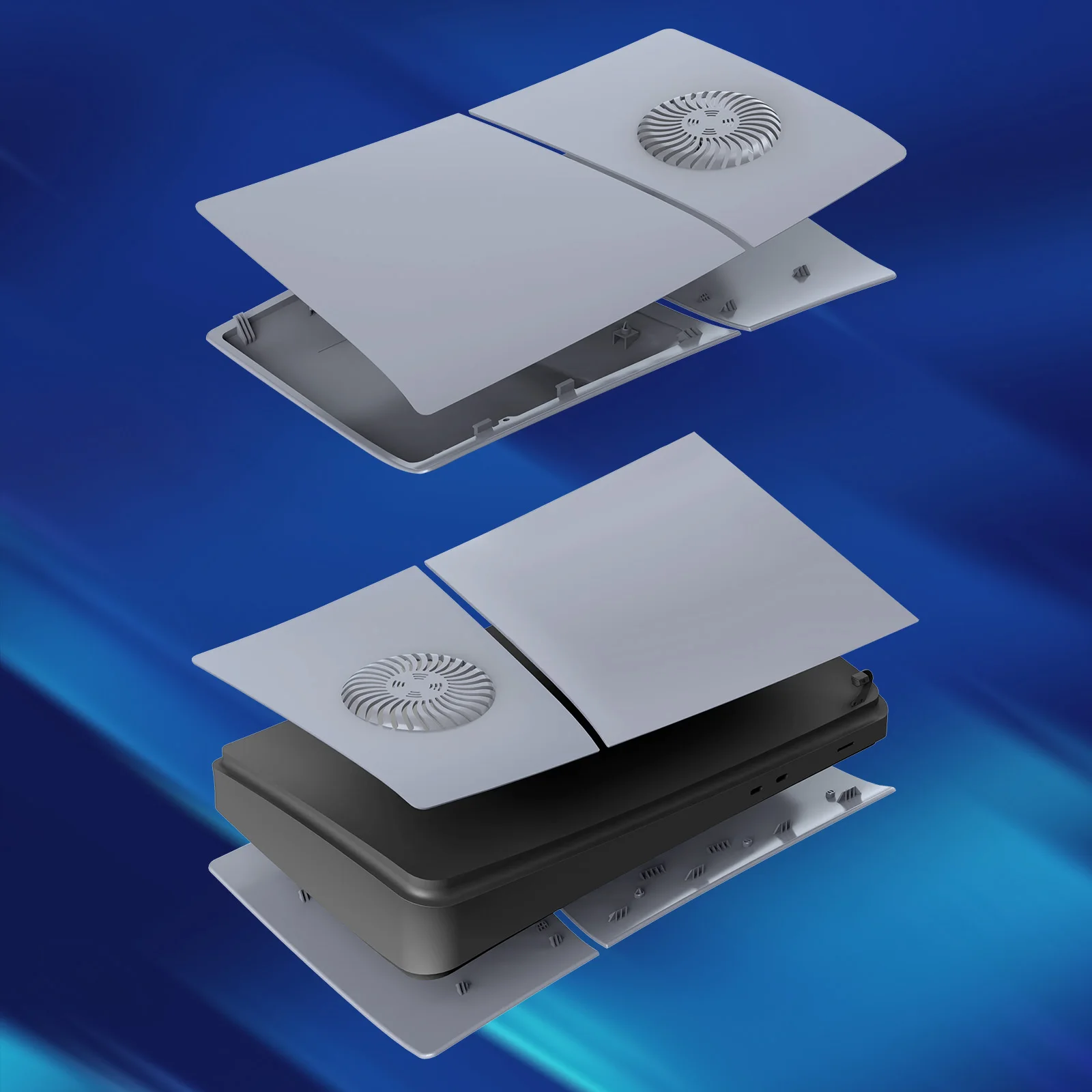 Дышащая сменная панель для консоли PS5 SLIM Digital Edition P5 Сменный чехол игровой