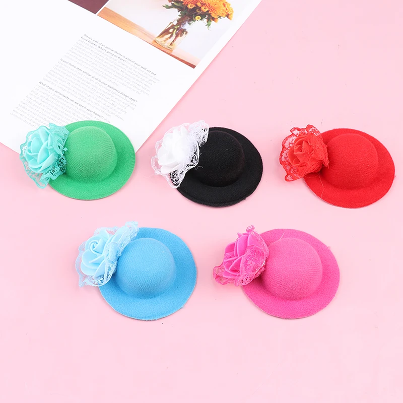 

1 Set Lace Flower Doll Hat With Necklace And Bracelet For 1/6 Doll Cute Lady Hat For 29cm Dolls