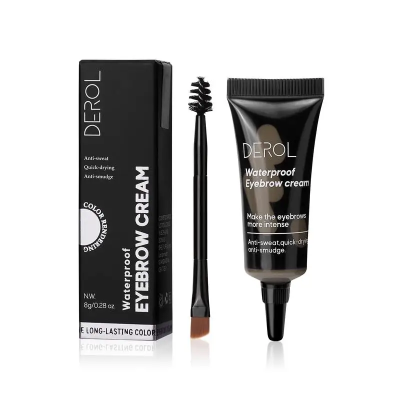 

Waterproof Eye Brow Cream Upgrade Eyebrow Cream For Women Eyebrow Tint Medium Brown For Fuller & Thicker Looking Eyebrows