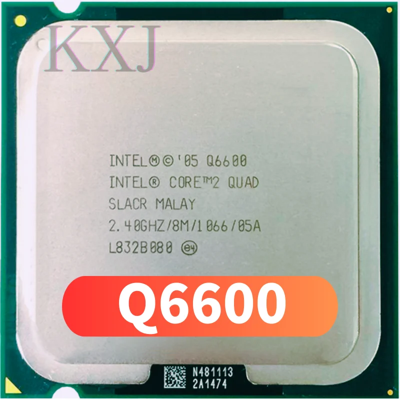 Оригинальный четырехъядерный процессор Intel CPU Core2 Q6600/2,4 ГГц/LGA775 // кэш 8 Мб/четырехъядерный/FSB q6700, 1066 отдельных компонентов
