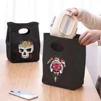 2022 portable cooler thermal bag lunch bag japan element printed lunch box tote thermal container food storager bag bento pouch