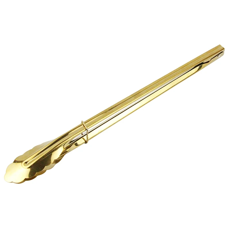 

Mini Serving Tong Gold Sugar Tongs 430 Stainless Steel Clip Kitchen Utensils BBQ Clips Bread Clip For Party Coffee Bar
