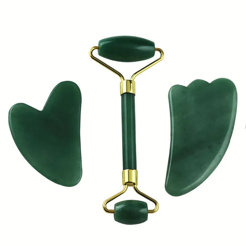 

Double Head Jade Face Eye Massage Roller Acupoint Scraping Board Beauty Physiotherapy Relax Lifting and Wrinkle Removing
