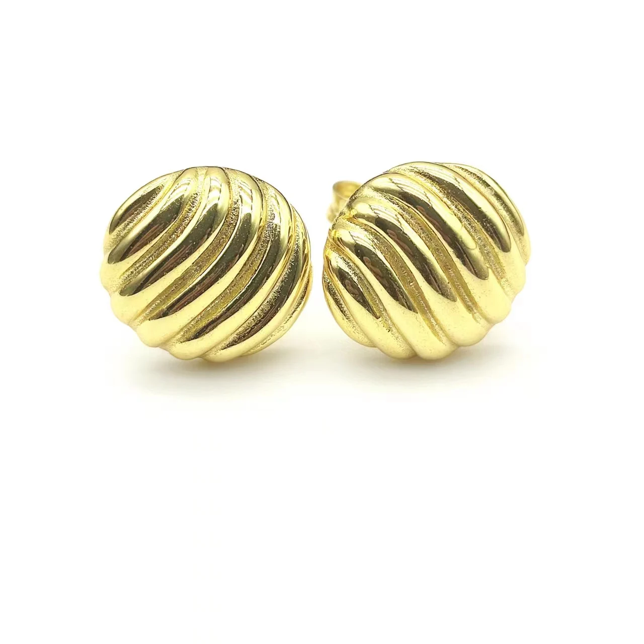 DY David Yurman 14MM Twisted Wire Buckle Bracelet in Sterling Silver with 14K Yellow Plated