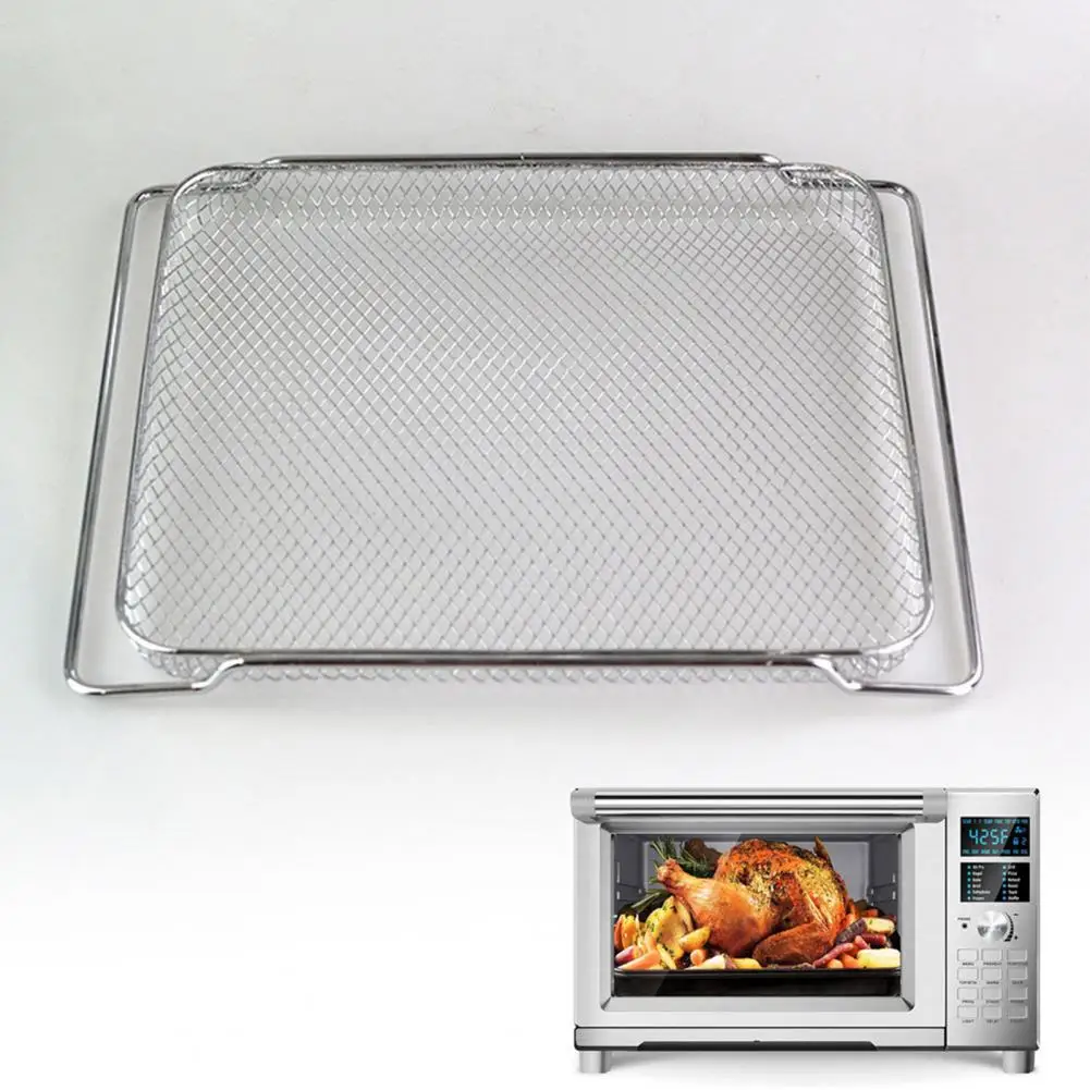 

Oven Grill Clean Food Grade Anti-rust Large Capacity Roast Meat Stainless Steel Diamond Fryer Oven Stand Cooking Accessories