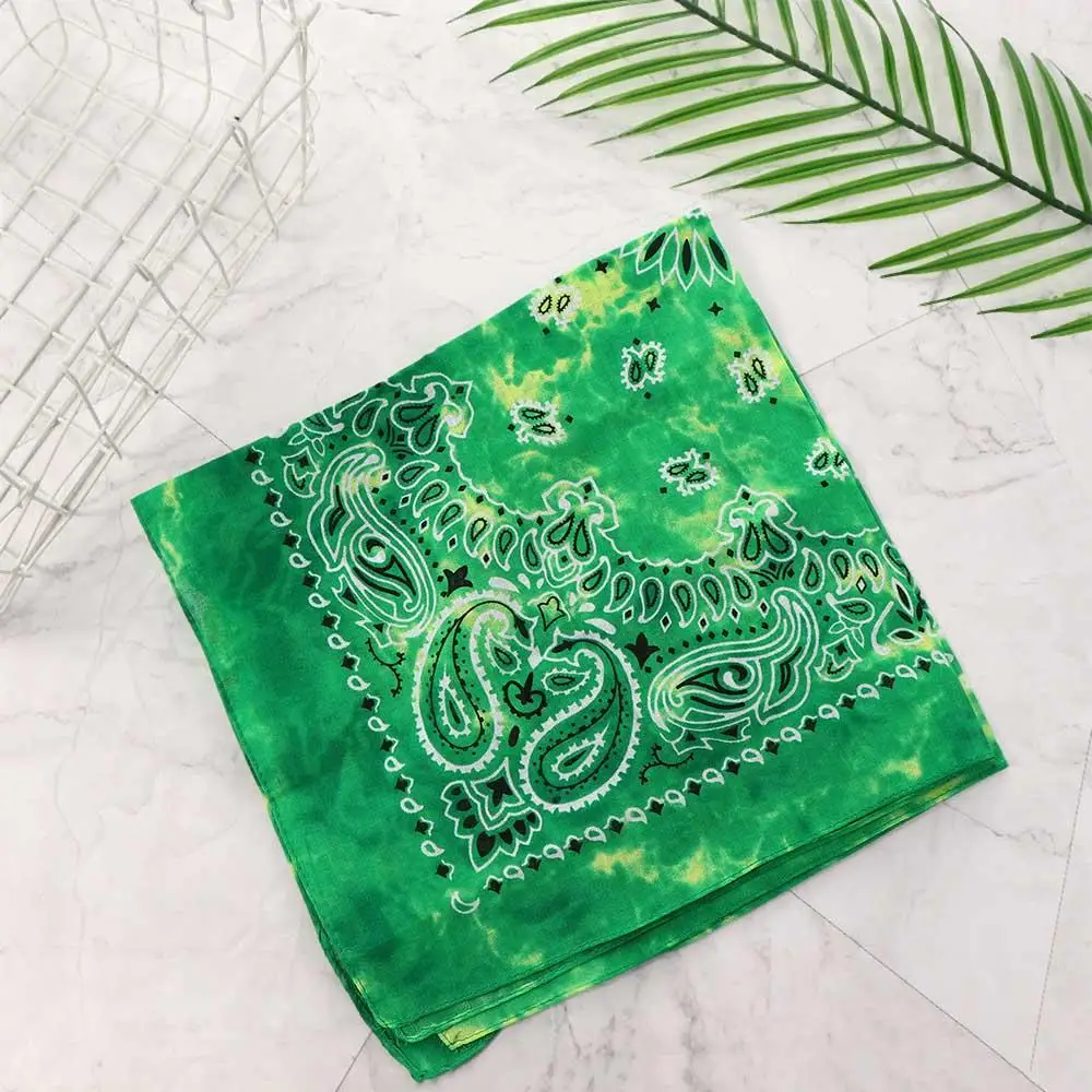 Шарфы бесшовная бандана повязка для волос квадратный шарф головной убор в стиле