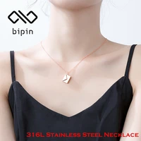 bipin necklace custom letter love your secret message pendant girl gift