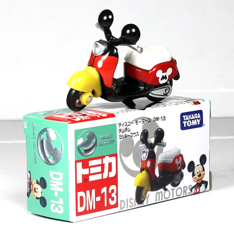 

TAKARA TOMY Alloy Car Mickey Mouse Minnie Mouse Donald Duck Daisy Duck StellaLou Motorcycle Model Children Birthday Toy Car Gift