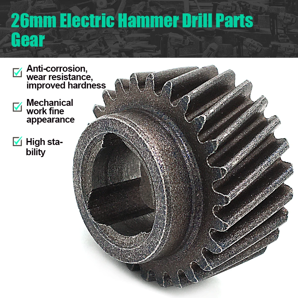 

Replace For DCA Dongcheng China Type 26mm Gear Electric Hammer Drill Hardness Power Tools Accessories Good Quality Fast Shipping