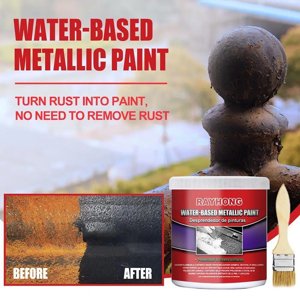 

100ml Car Anti-rust Chassis Rust Converter Water-based Long Metal Primer Remover Weather-proof Lasting Deruster Rust V6l2
