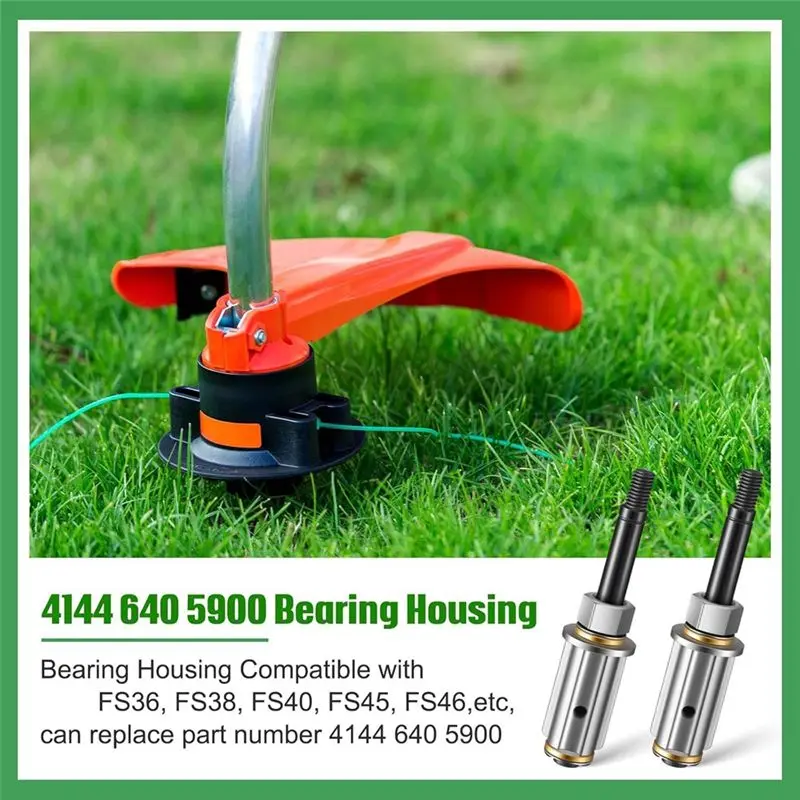 Фото Комплект из 2 корпусов подшипников LLCS для триммеров Stihl FS38, FS45, запчасти для кусторезов, сменные детали для концевых элементов штанги триммера №5