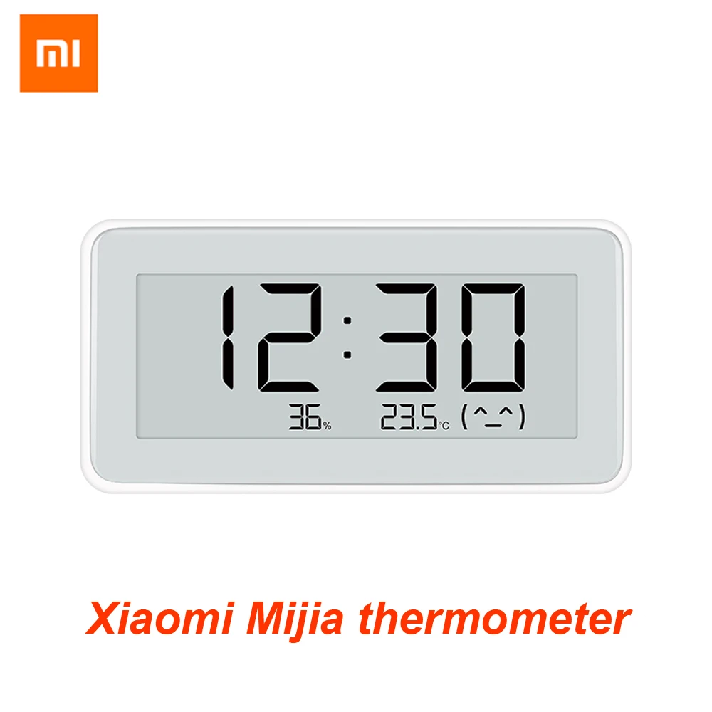 

Xiaomi Mijia BT4.0 Wireless Smart Electric Digital clock Indoor Hygrometer Thermometer E-ink Temperature Measuring Tools