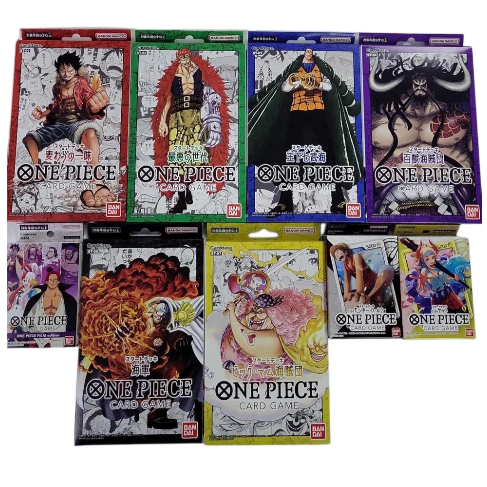 

Japanese Legitimate One Piece TCG OPCG Card Group St01-St11 Original Box St Anime Cartoon Collection Card Toy Gift