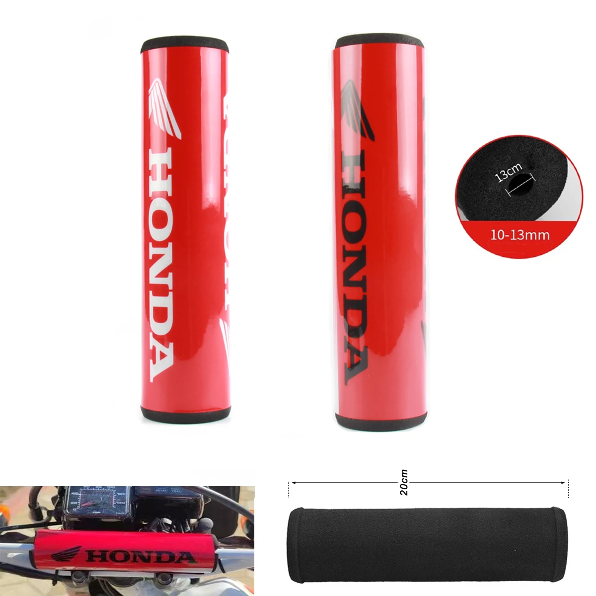 Pro Cone 200 мм круглая накладка на руль 7/8 &quotдля Honda ESB Kayo CRF RMZ YZF ATV внедорожник