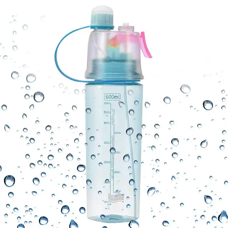 Mist Water Bottle With Handle 2-in-1 Mist And Sip Function S