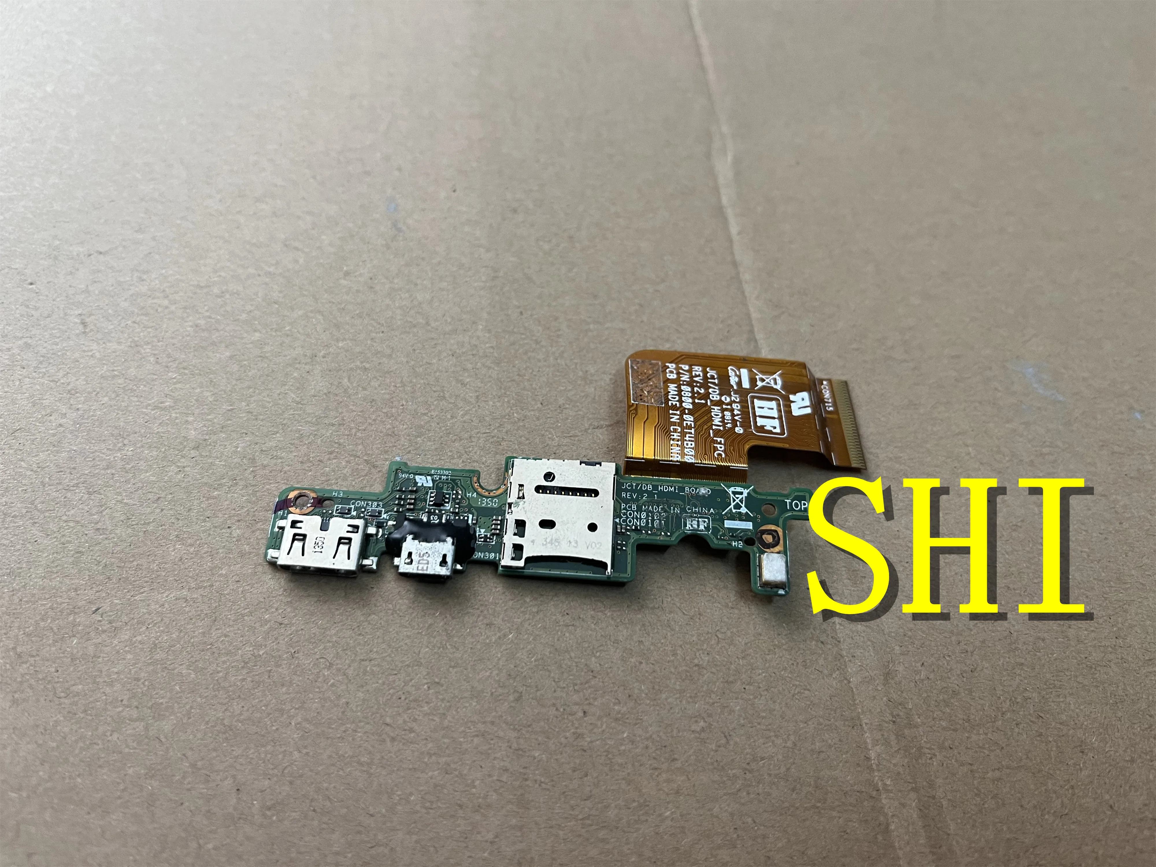 7130 Original DELL FOR Venue 11 Pro 7130 7139 T07G Micro USB HDMI Charge port Interface Board W Cable R26KY  free shipping