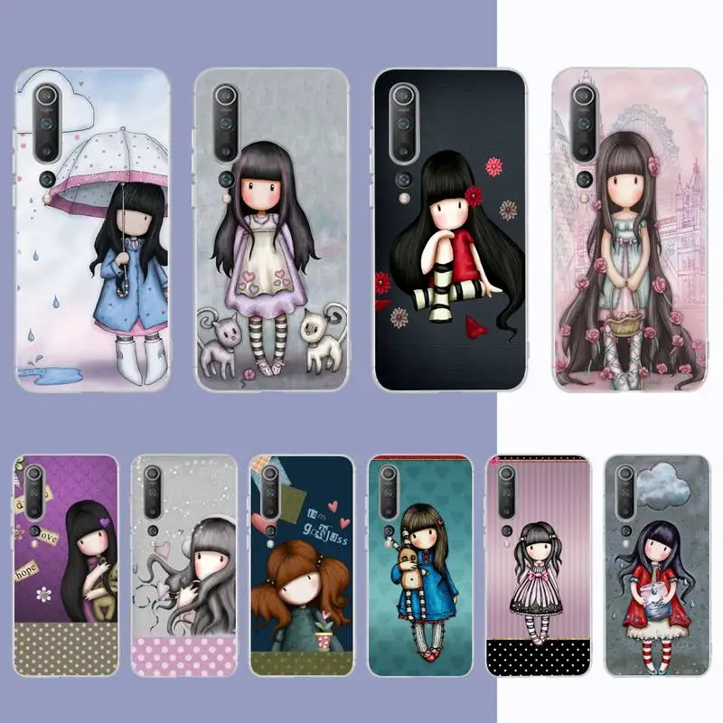 

Santoro Gorjuss cartoon girl Phone Case for Samsung S21 A10 for Redmi Note 7 9 for Huawei P30Pro Honor 8X 10i cover
