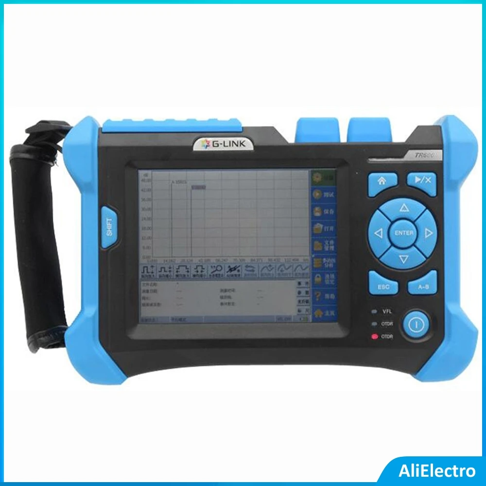 Волоконно-оптический OTDR GLINK TR600 PON измеритель мощности тестер 1310/1550 + 1625nm 32/30dB волоконно-оптический PON FTTH OTDR