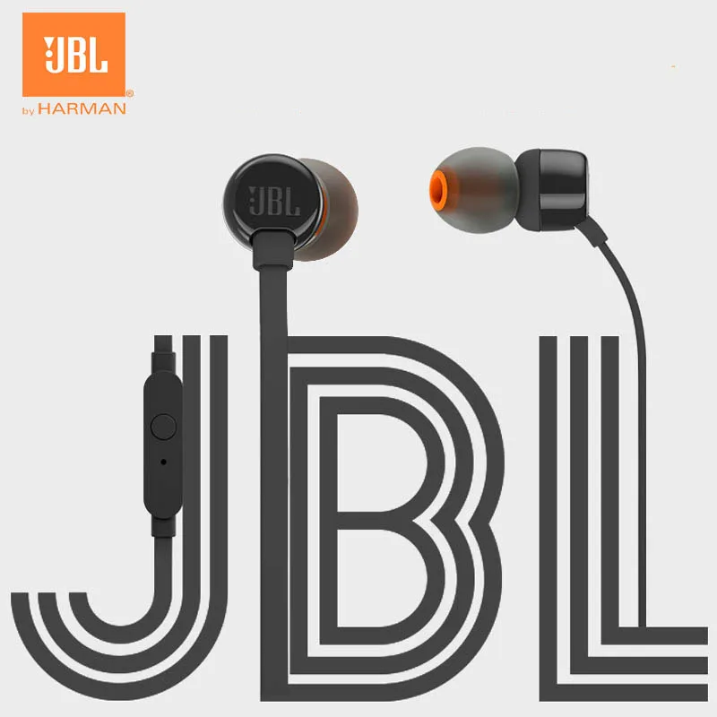 Фото Наушники JBL TUNE 110: Оригинальные проводные внутриканальные наушники с микрофоном, пультом управления, мощным басом и разъемом 3,5 мм №4