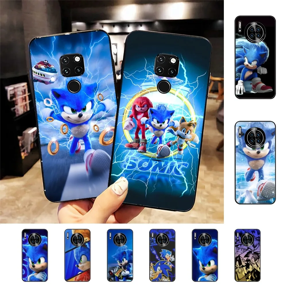

S-Sonic Cartoon H-Hedgehog Phone Case For Huawei Mate 10 20 30 40 50 lite pro Nova 3 3i 5 6 SE 7 pro 7SE