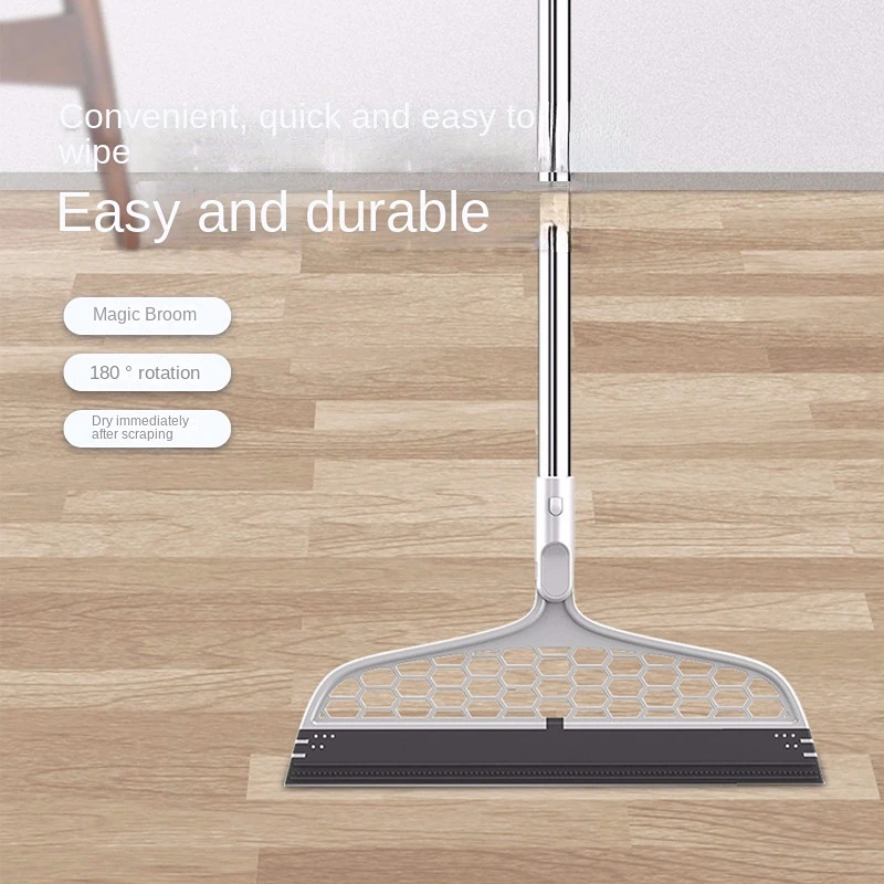

Magical Wiper Broom Bathroom Water-sweeping Artifact Integrated Silicone Window Glass Scraper Multifunctional Scraper