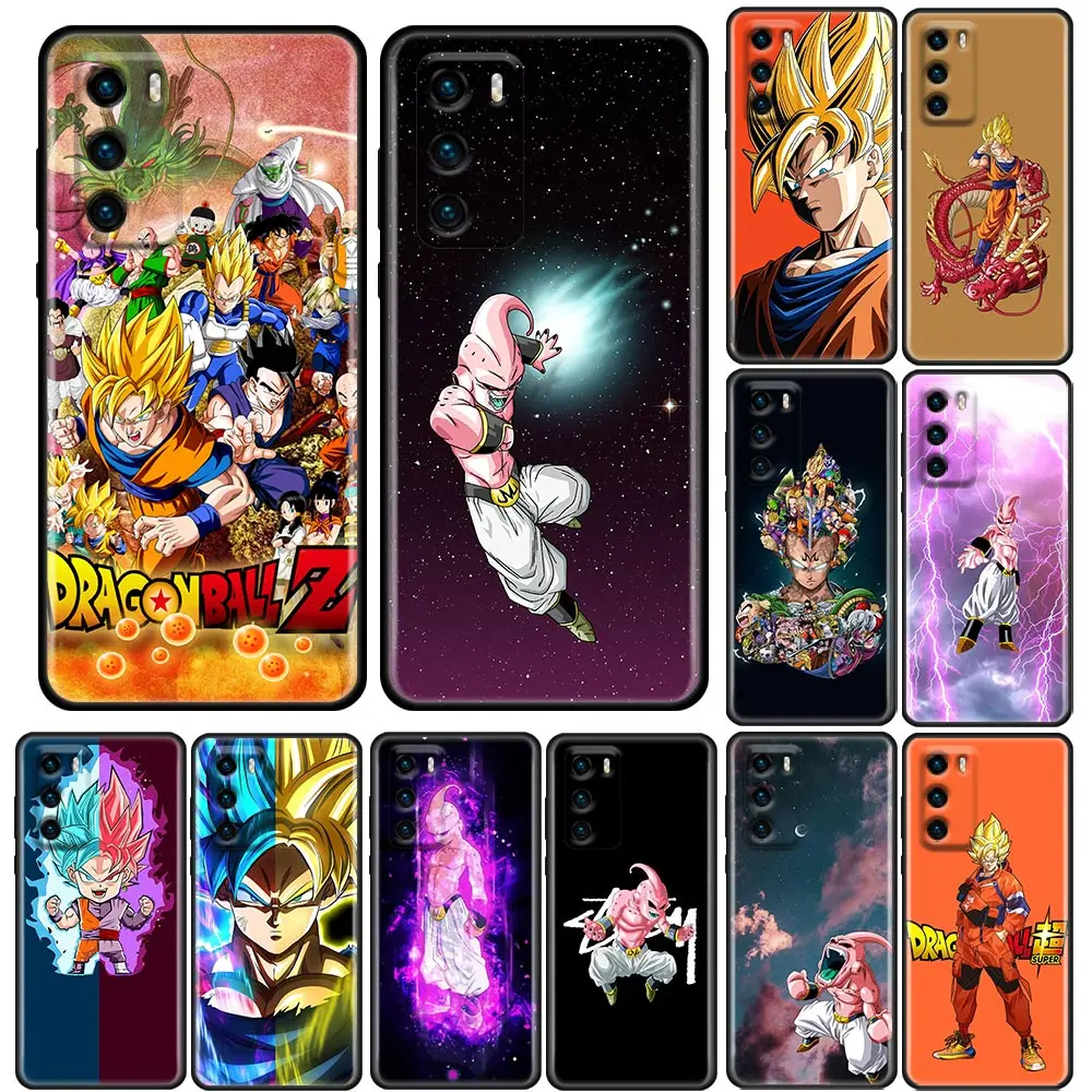

Kid buu dragon ball Z Goku Phone Case for Huawei P10 P20 P30 P40 P50 P50E P Smart 2021 Pro Lite 5G Plus TPU Case Cover BANDAI