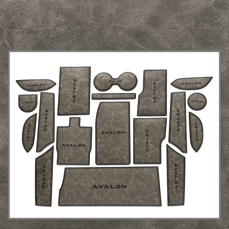 Автомобильный кожаный Противоскользящий коврик подставка под дверь для Toyota Avalon