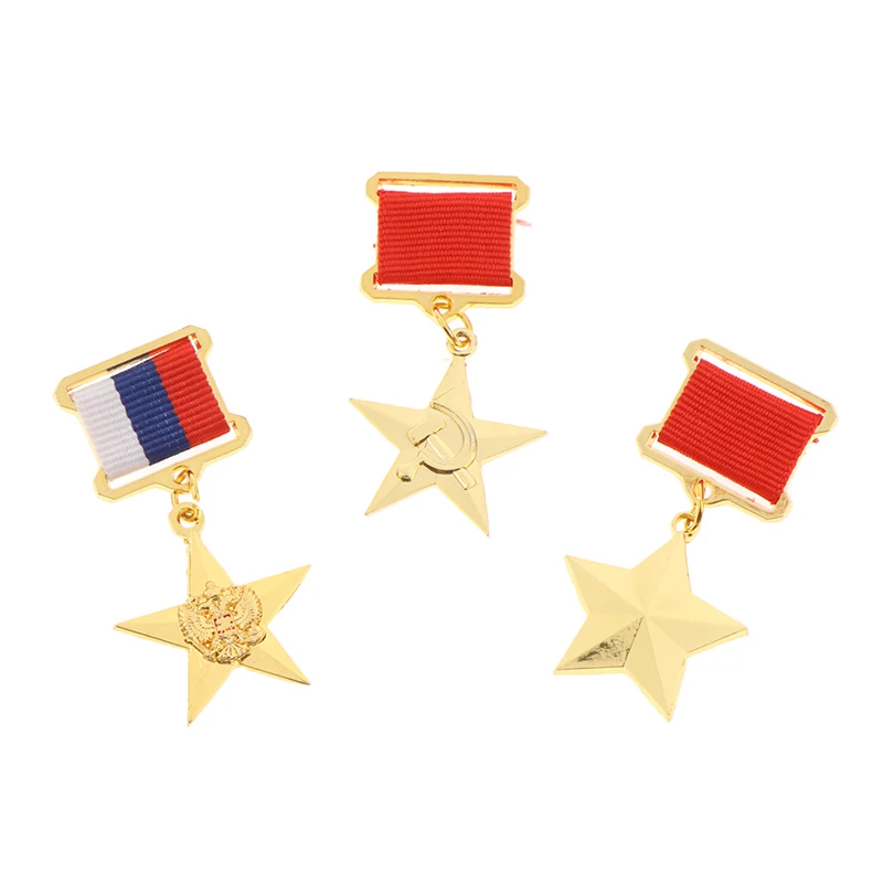 1 шт. значок России СССР булавки для лацканов металлический медаль сувенирная