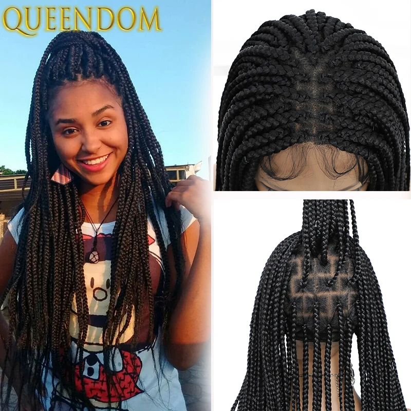 

Парик без косичек, 36 дюймов, сверхдлинный, с косичками