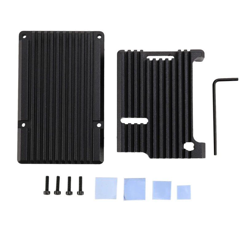

NEW-For Raspberry Pi Armor Case / Raspberry Pi Metal Case Passive Cooling/Shell Heat Dissipation For Raspberry Pi 3B+/3B