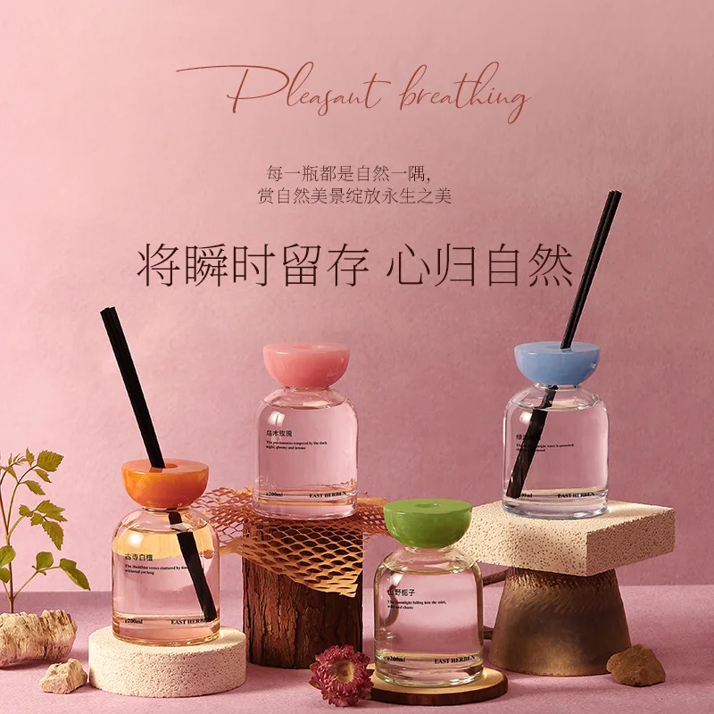 Фото Ароматизатор Zuohe Reed Diffuser Premium без огня, длительного действия, для ароматерапии, освежитель воздуха для отелей, дома, спальни, туалета, декоративный подарок. №3