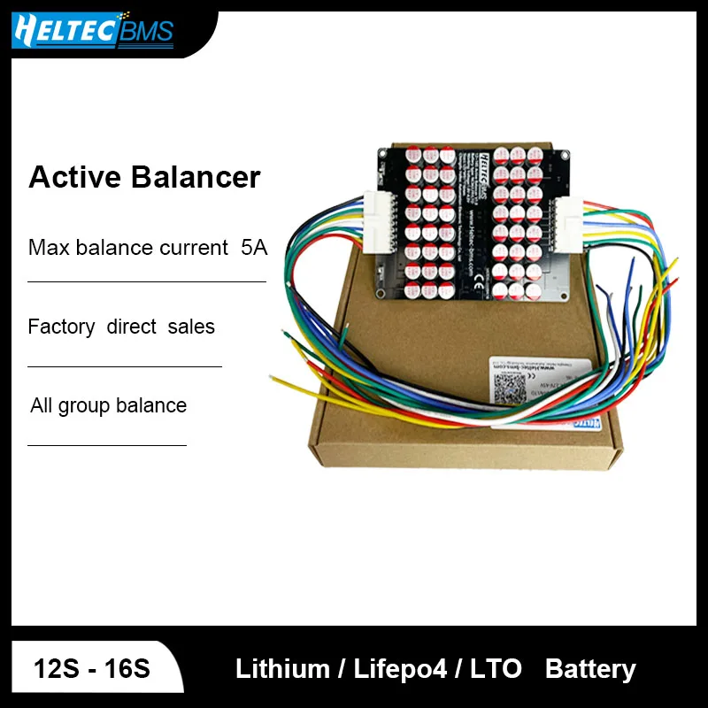 Heltec Wholesale Active Equalizer Balancer 5A 3S-21S 4S 6S 7S 8S 14S 16S 17S  20S 21S Lifepo4/Lipo/LTO Battery Energy Capacitor