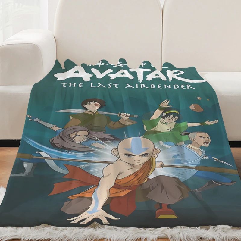 Теплые зимние одеяла H-Avatar The Last Airbenderers постельное белье из микрофибры пушистые