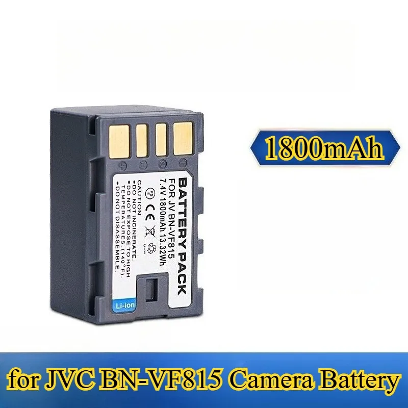 Фото 1800 мАч BN-VF815 Подходит для JVC GZ-HD10 HD3 HD5 HD6 HD7 HD300 HD310 HM200 Батарея для камеры с длительным сроком службы батареи №1