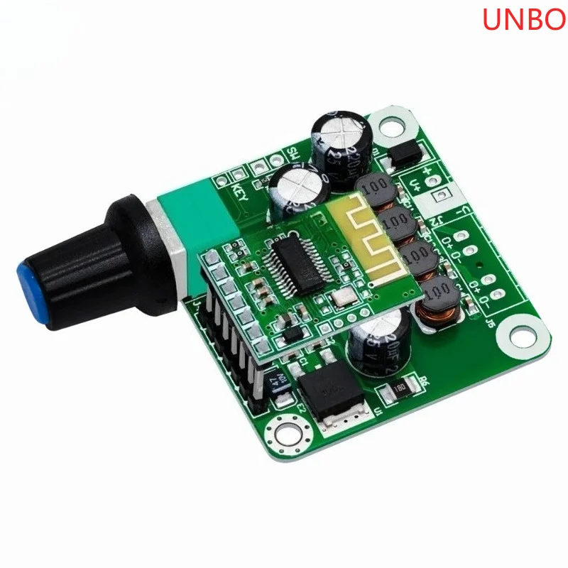 Фото Цифровой стереоусилитель TPA3110 с Bluetooth 4.2, 15Вт+15Вт, 12В-24В, модуль автомобильного усилителя для портативных USB-колонок, для самостоятельной сборки. №3