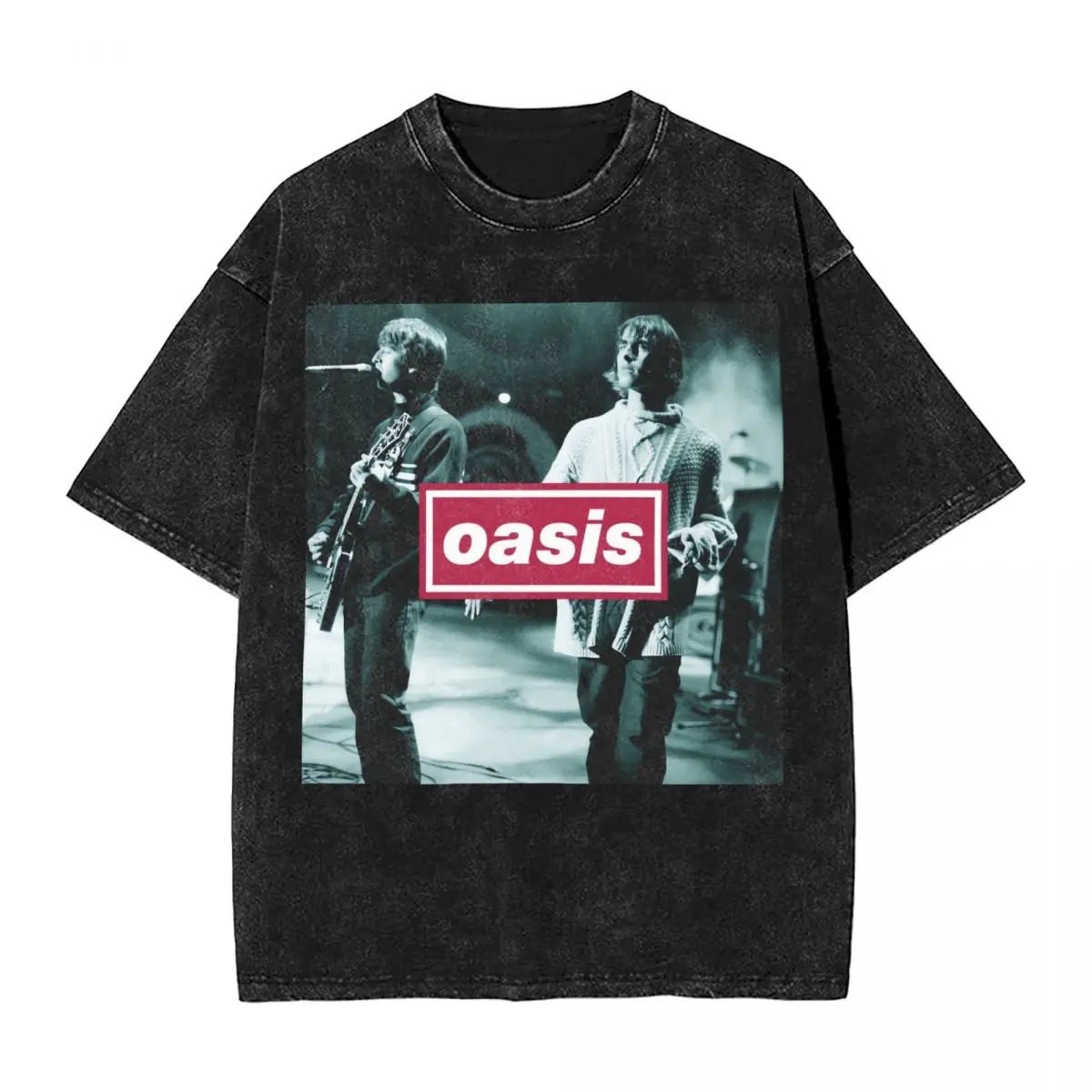 Футболка мужская с эффектом потертости Повседневная пляжная майка круглым