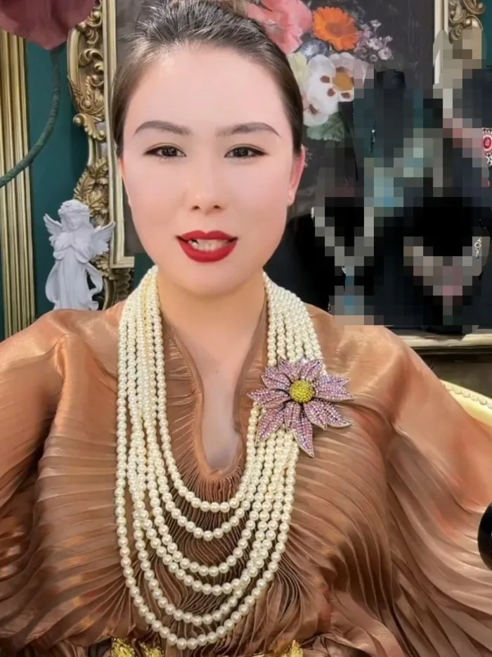 

Timeless Wonder Multi Strand Zircon Floral Tassel Statement Necklace for Women Designer Jewelry Goth Runway Luxury Rare Top 4526