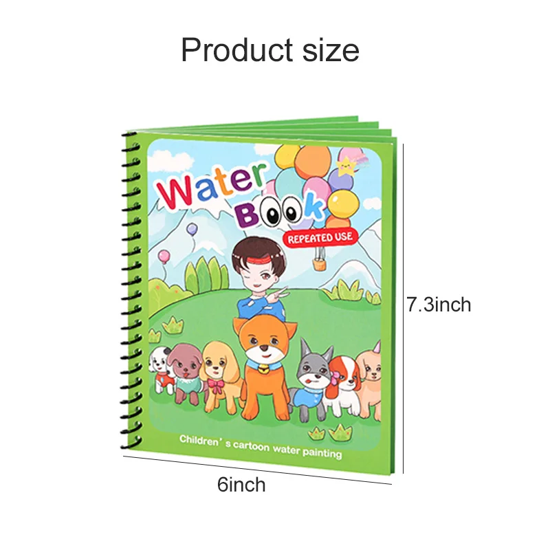 Водные Книжки-раскраски Детские Сувениры На День Рождения Многоразовые Новинки