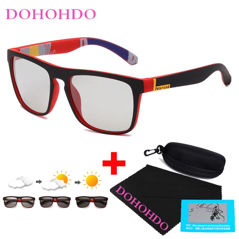 DOHOHDO мужские фотохромные солнцезащитные очки поляризационные для вождения