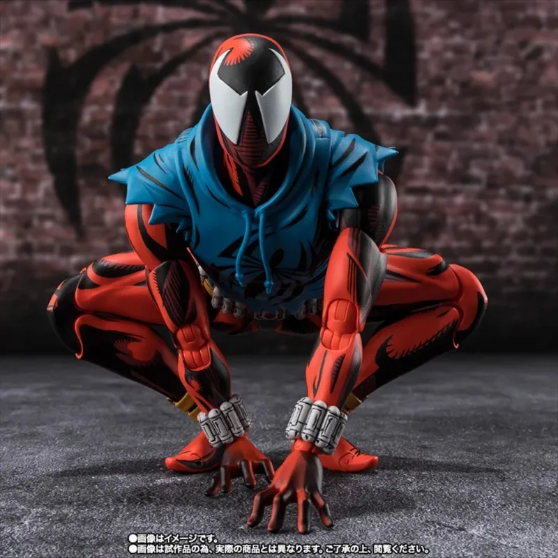 Фото Фигурка Bandai Spirits S.H.Figuarts Spider-Man: Across The Universe Scarlet Spider-Man (Бен Райли), модель-игрушка, украшение №2