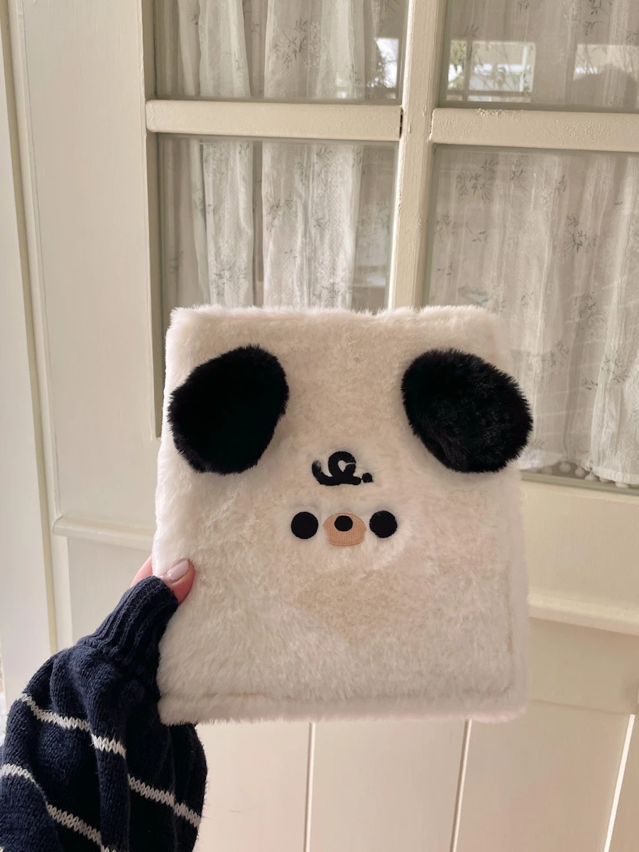 

Cartoon Idol Collector Book Photocard Holders Fluffy Korea Kpop Album Polaroid Photocard Binder Pink Cards Protectors Black