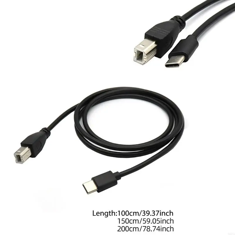 Кабель USB C — USB Type B 2.0 для MacBook Pro HP Canon Epson Dell Samsung Принтер Тип C Сканер Шнур для телефона Ноутбук (art.: 3920cc69043db) - 3920cc69043db