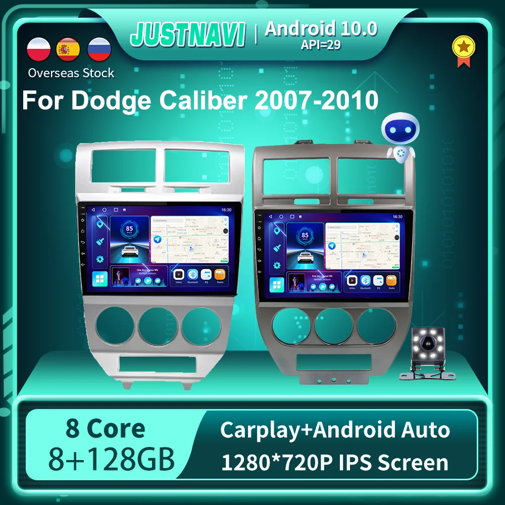 

Автомагнитола JUSTNAVI 2DIN для Dodge Caliber Jeep Compass 1MK Patriot 2006-2010, мультимедийный аудиоплеер, головное устройство, стерео навигация