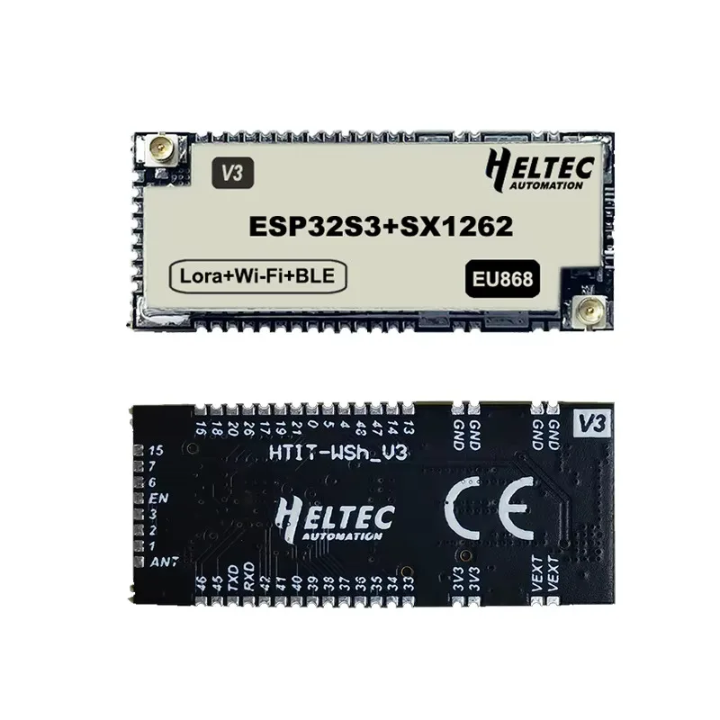 Модуль узла HTIT-Wsh LoRa с беспроводным корпусом ESP32-S3 и SX1262 (V3) обеспечивает поддержку